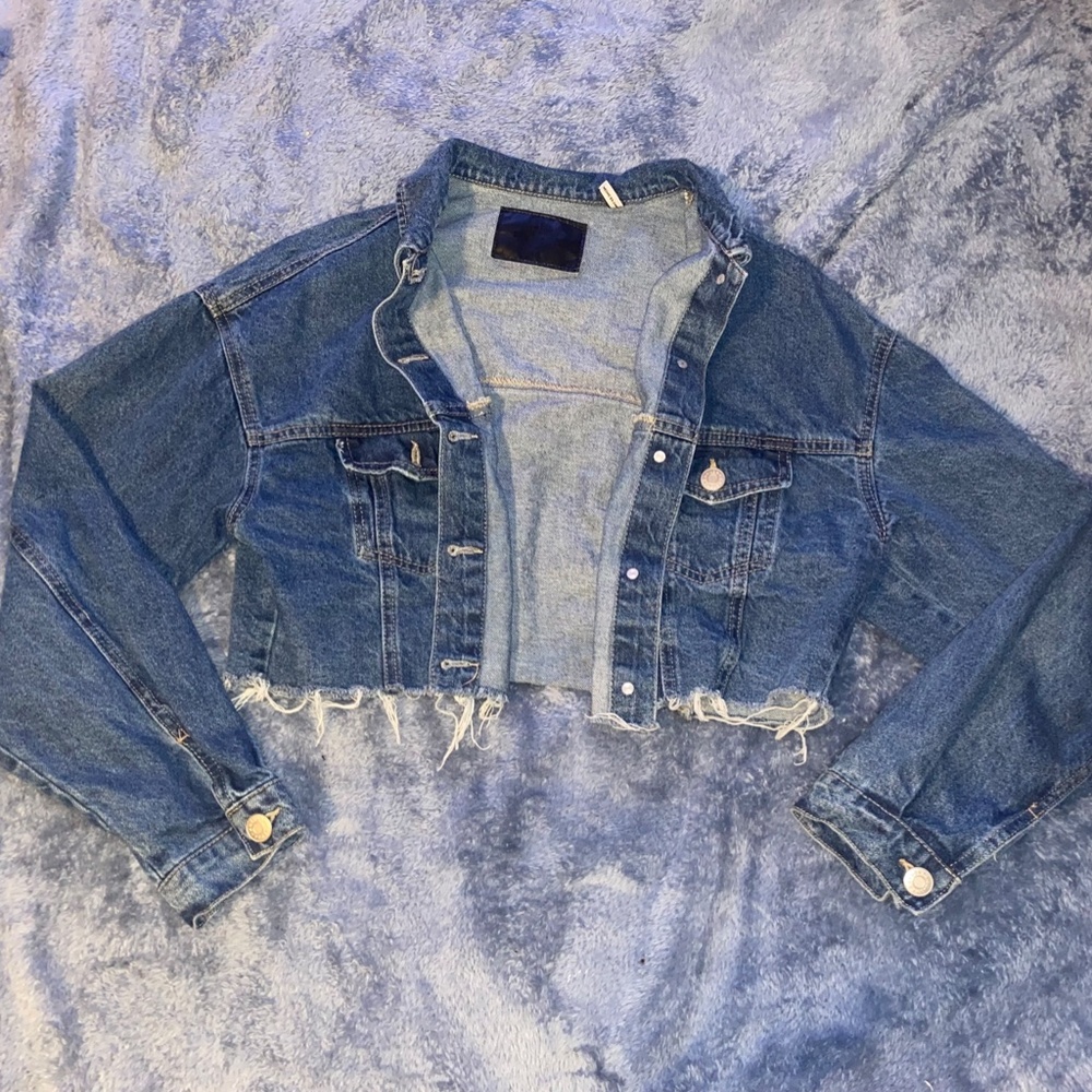 Distressed Jean Jacket - Picture 2 of 2